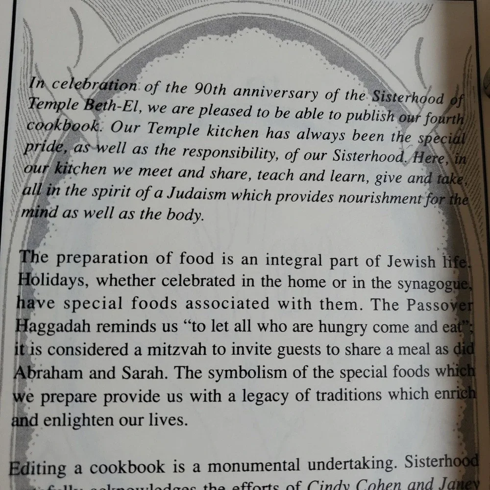 Lot of 4 Jewish Cookbooks Once Upon a Mealtime Generation to Generation rare NOS